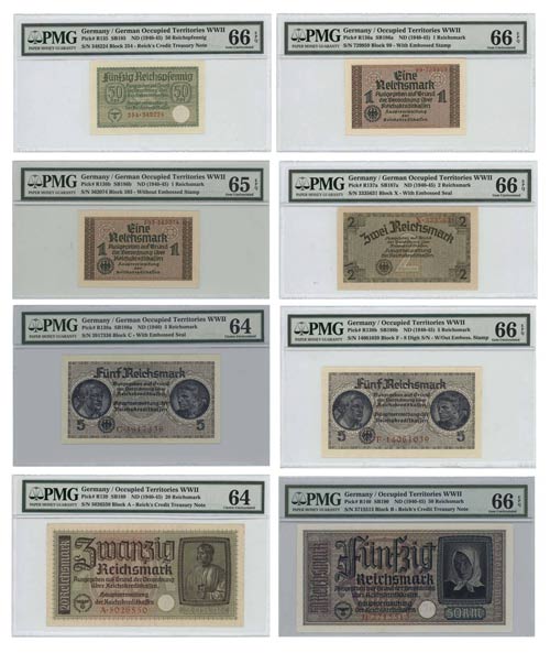 GREECE: Set of 8 banknotes from ... 