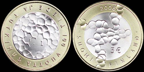 FINLAND: 5 Euro (2008 K) in ... 