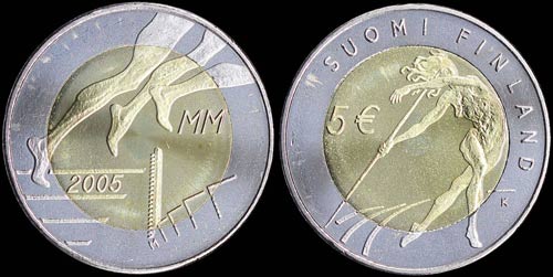 FINLAND: 5 Euro (2005M K-M) in ... 