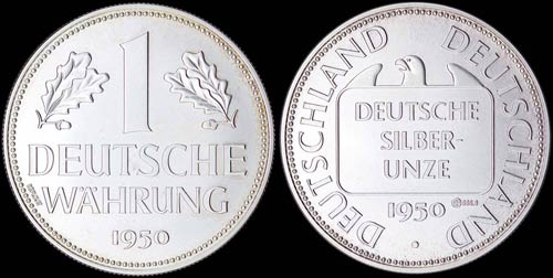 GERMANY: 1 Deutsche Wahrung (1950) ... 