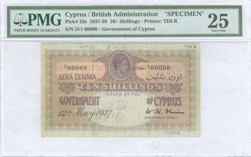 BANKNOTES OF CYPRUS - GREECE: ... 