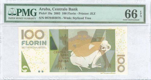 ARUBA: 100 Florin (1.12.2003) in ... 