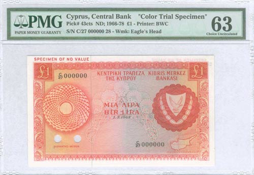 BANKNOTES OF CYPRUS - GREECE: ... 