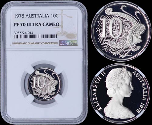 AUSTRALIA: 10 Cents (1978) in ... 