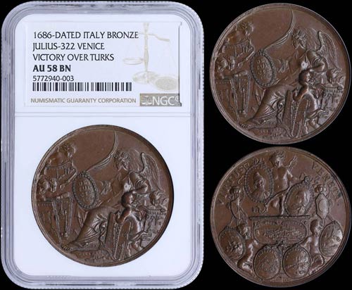 ITALY: Bronze medal (1686) ... 