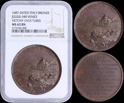 ITALY: Bronze medal (1687) ... 