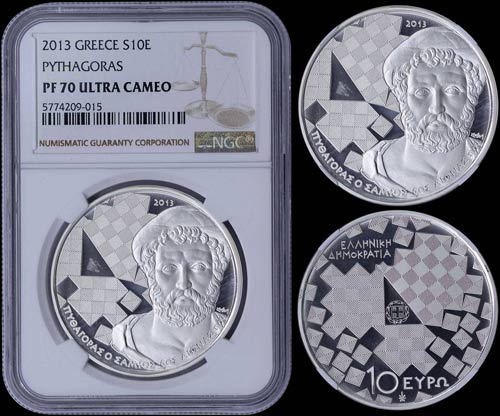 GREECE: 10 Euro (2013) in silver ... 