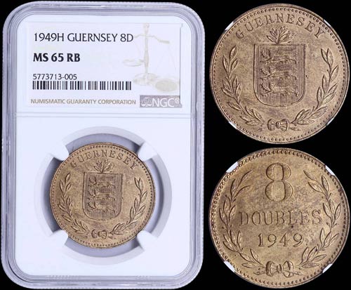 GUERNSEY: 8 Doubles (1949 H) in ... 