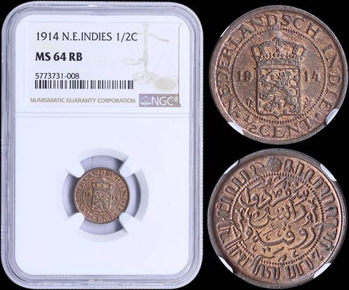 NETHERLANDS EAST INDIES: 1/2 Cent ... 