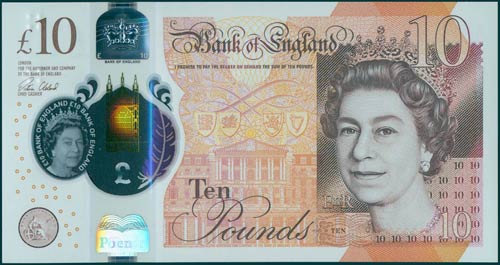 GREAT BRITAIN: 2 x 10 Pounds ... 