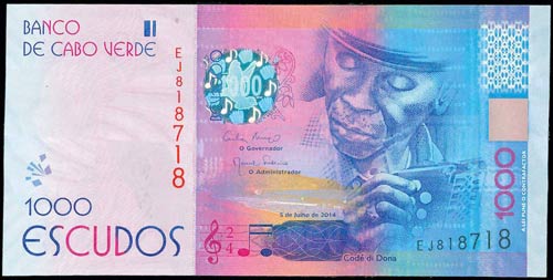 CAPE VERDE: Set of 3 banknotes ... 