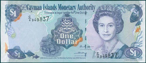 CAYMAN ISLANDS: 1 Dollar (2006) in ... 