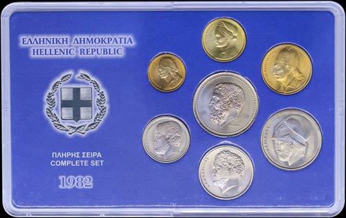 GREECE: 1982 complete mint-state ... 