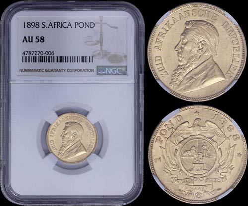 SOUTH AFRICA: 1 Pond (1898) in ... 