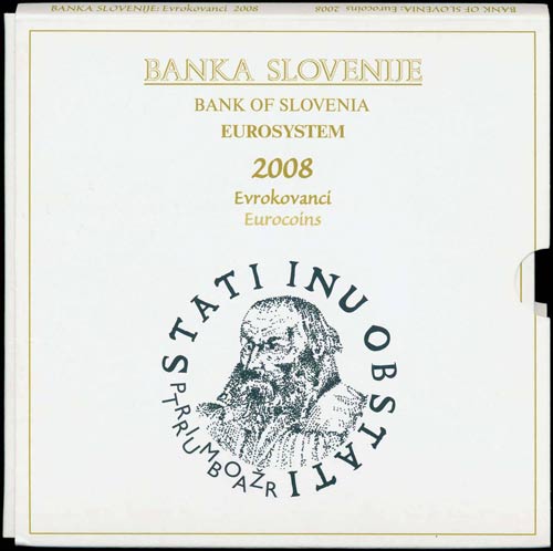 SLOVENIA: Euro coin set (2008) ... 