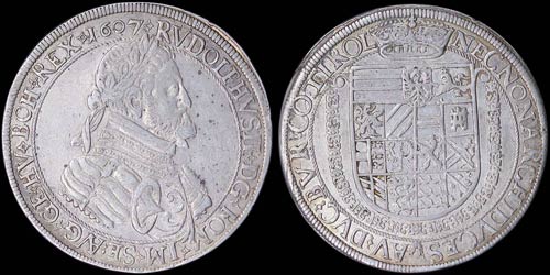 AUSTRIA: 1 Thaler (1607) in silver ... 