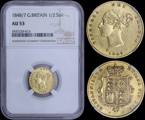 GREAT BRITAIN: 1/2 Sovereign ... 