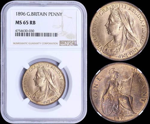 GREAT BRITAIN: 1 Penny (1896) in ... 