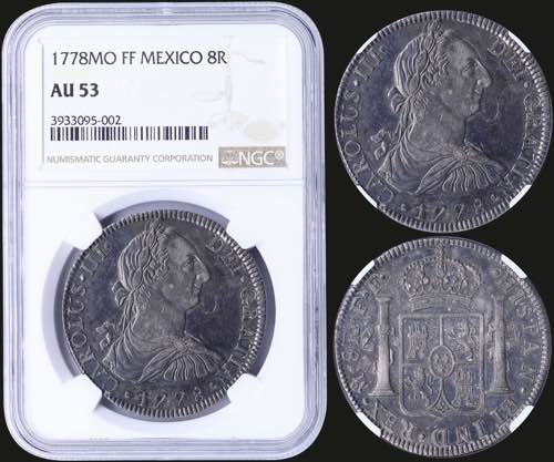 GREECE: MEXICO: 8 Reales (1778 MO ... 