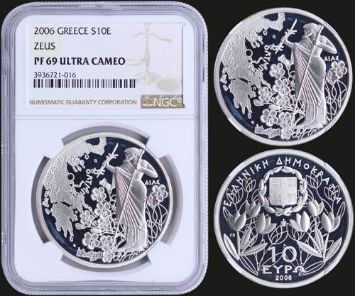 GREECE: 10 Euro (2006) in silver ... 