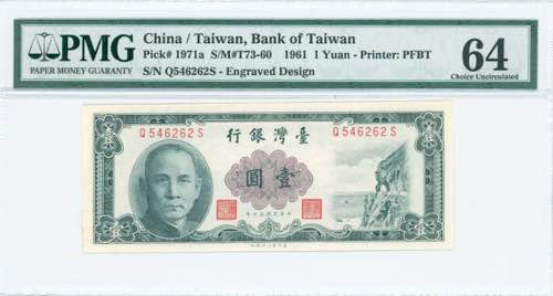 GREECE: CHINA: 1 Yuan (1961) ... 