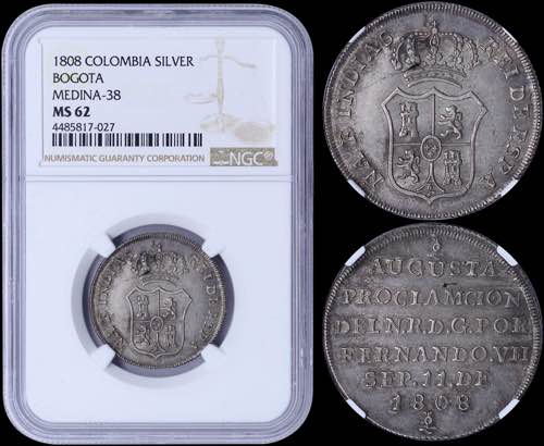 COLOMBIA: Silver proclamation ... 