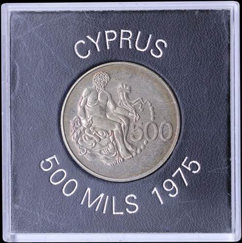 CYPRUS: 500 Mils (1975) in ... 