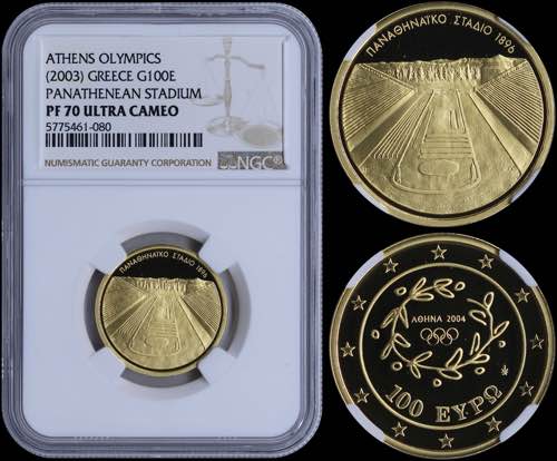 GREECE: 100 Euro (2003) in gold ... 