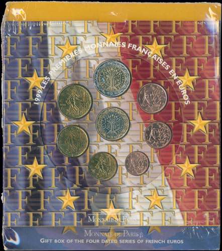 GREECE: FRANCE: Euro coin set ... 