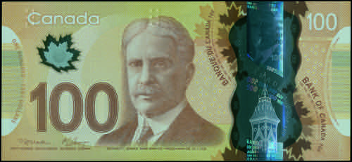 GREECE: CANADA: 100 Dollars (2011) ... 