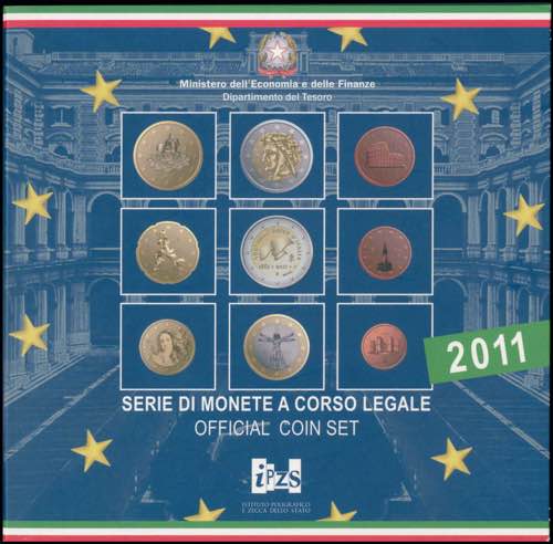 GREECE: ITALY: Euro coin set ... 