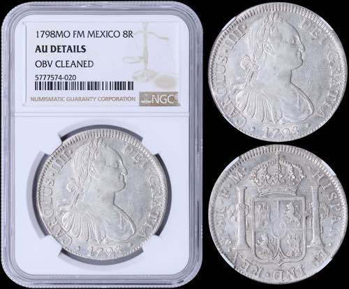GREECE: MEXICO: 8 Reales (1798MO ... 