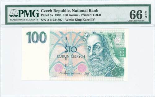 GREECE: CZECH REPUBLIC: 100 Korun ... 