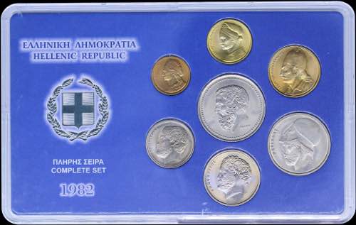 GREECE: Mintstate set (1982) ... 