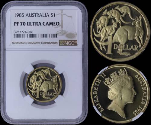 GREECE: AUSTRALIA: 1 Dollar (1985) ... 