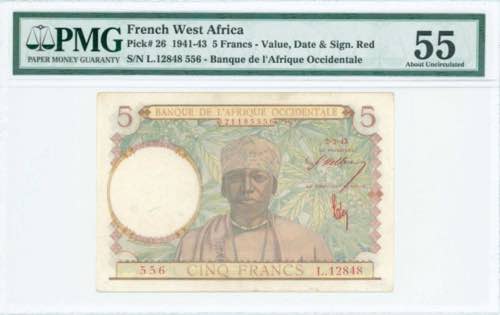 GREECE: FRENCH WEST AFRICA: 5 ... 