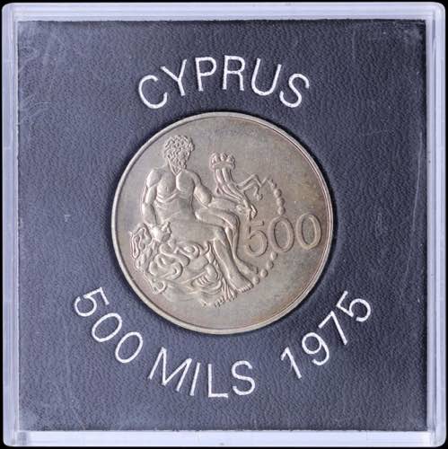 CYPRUS: 500 Mils (1975) in ... 