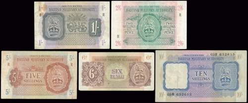 GREECE: Set of 5 banknotes related ... 