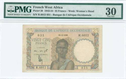 GREECE: FRENCH WEST AFRICA: 25 ... 