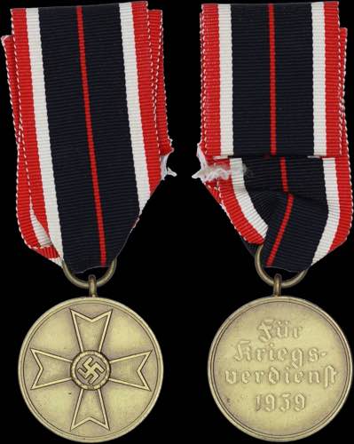 GERMANY: War Merit Medal 1939. A ... 