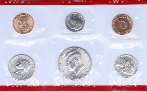 GREECE: USA: Coin set (1994 D) ... 