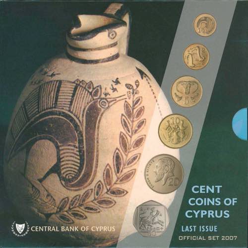 CYPRUS: Coin set composed of 1 ... 