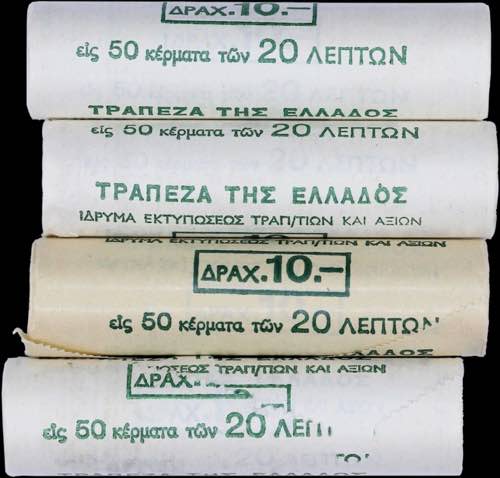 GREECE: Five rolls of which each ... 