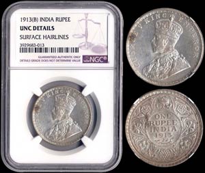 INDIA-BRITISH: Rupee {1913(B)} in ... 