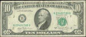 USA: 10 Dollars (1981) with ... 