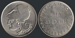 1 drx (1926) in copper-nickel with ... 