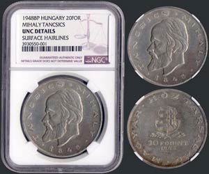 HUNGARY: 20 Forint (1948 BP) ... 