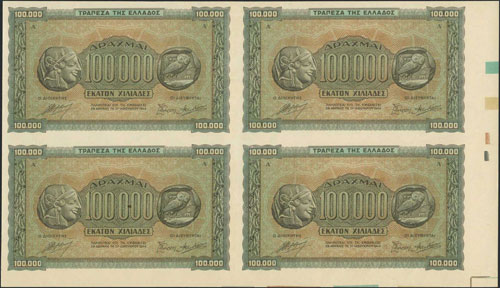  WWII  ISSUED  BANKNOTES - 100000 ... 