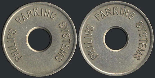 Copper-nickel token that was used ... 