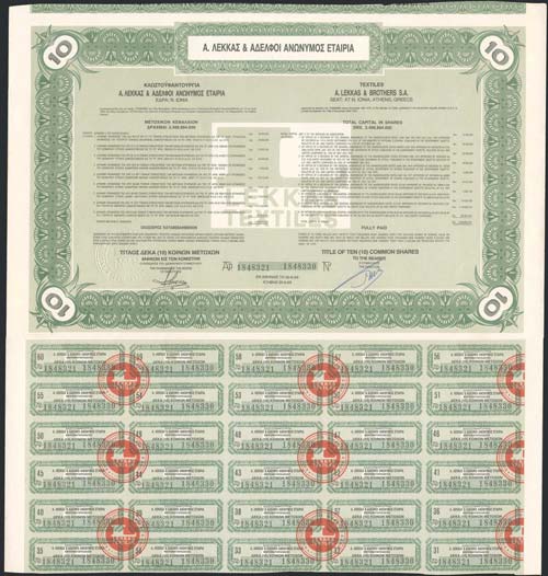 Bond certificate of 10 privileged ... 